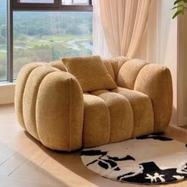 Retro Sofas Living Room Sofas Bedroom Modern Single Person Comfortable Soft Chair Household Giant Pufff Armchair Accessories