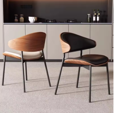 Upholstered Kitchen Dining Room ChairsBlack WalnutBendwood